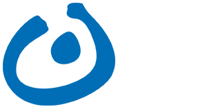 Logo Lebenshilfe Erfurt blauer offener Ring mit blauem Punkt in der Mitte